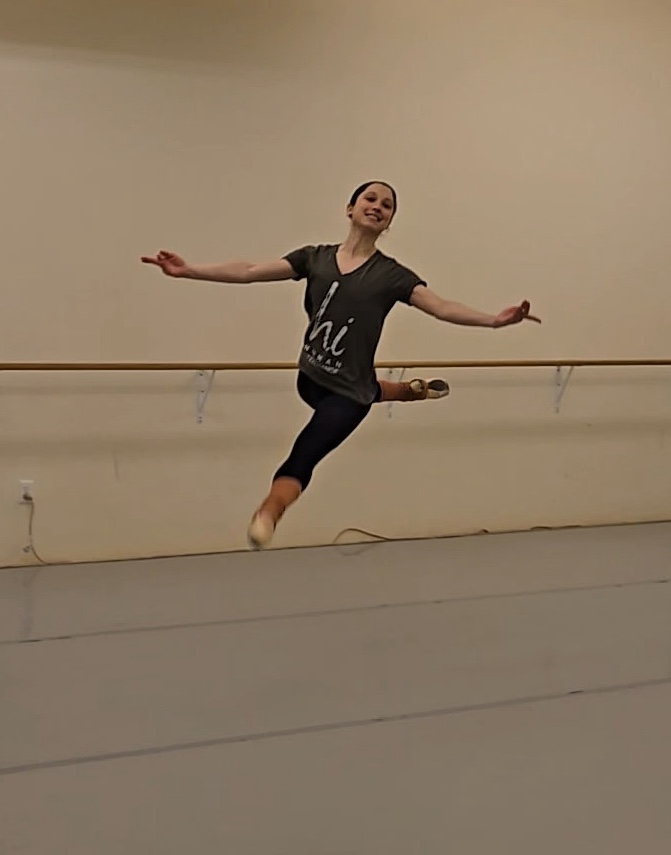 Samantha, a flying human, in Boulder CO